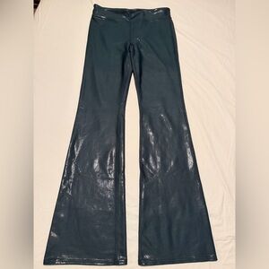 ALO Yoga Shiny Dark Teal Leggings